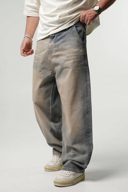 LKXG - Baggy Stone Denim Jeans Blauw