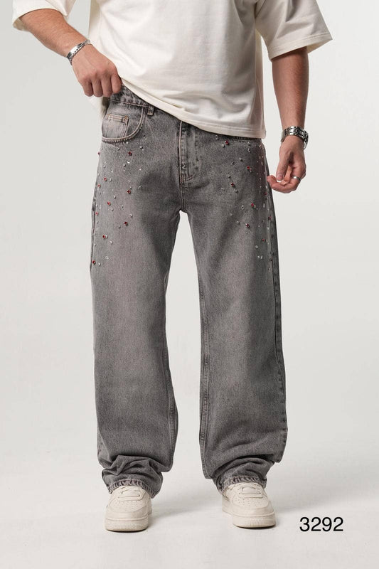 LKXG - Baggy stone denim jeans